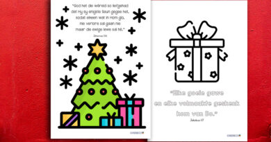 Aktiwiteite vir Jesus is die grootste geskenk