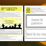 Die engele bring goeie nuus oor Jesus